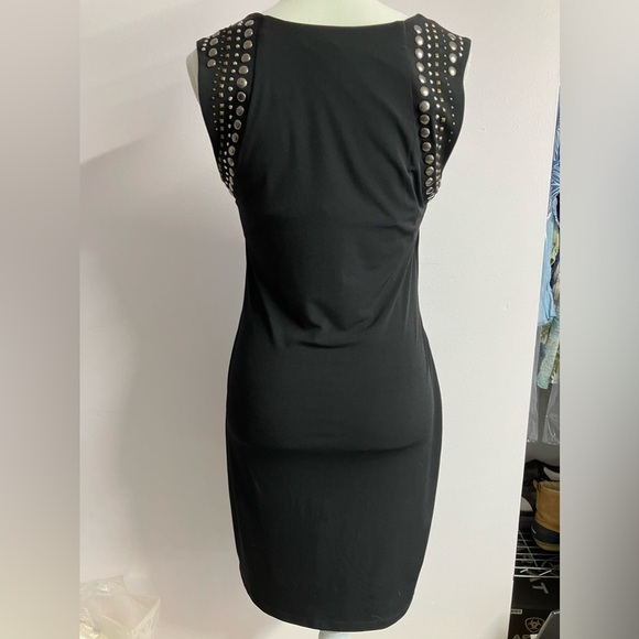 Rock & Republic Women’s Contour Dress, Small, Metallic Embellishments, Black - Picture 2 of 5